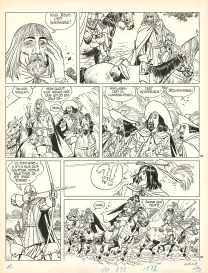 Planche noir et blanc, Masquerouge, Le Rendez-vous de Chantilly  (T.3), André Juillard
