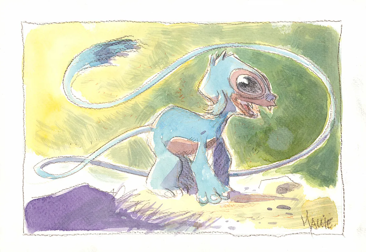 Illustration couleur, La Quête de l'Oiseau du Temps, Vincent Mallié