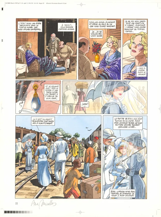 Planche couleur, Djinn, Africa (T.5), Ana Miralles