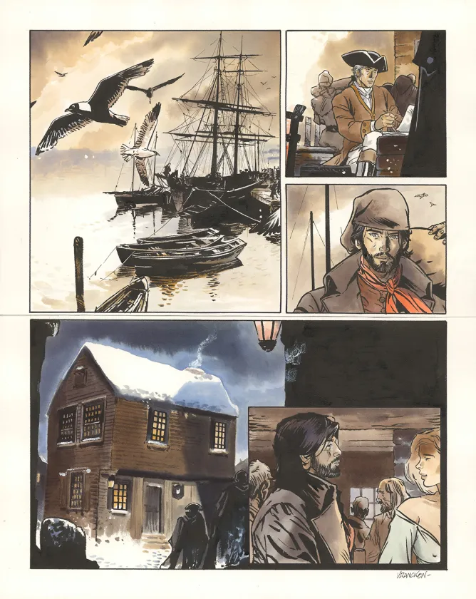 Planche couleur, Nouvelle France, Bernard Vrancken