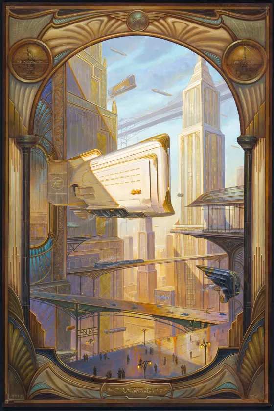 Painting, Steam Lines, Didier Graffet