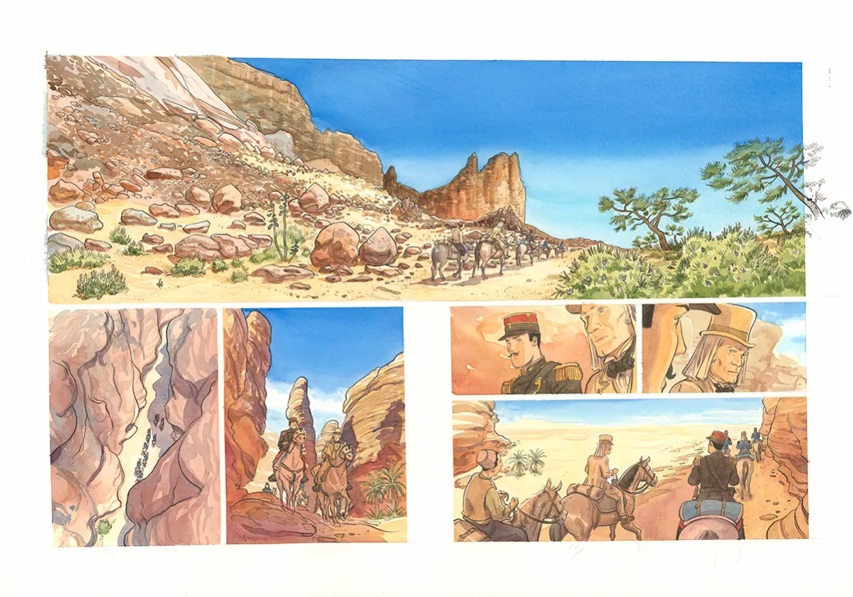 Planche couleur, Artifices, un magicien en Algérie, Julen Ribas