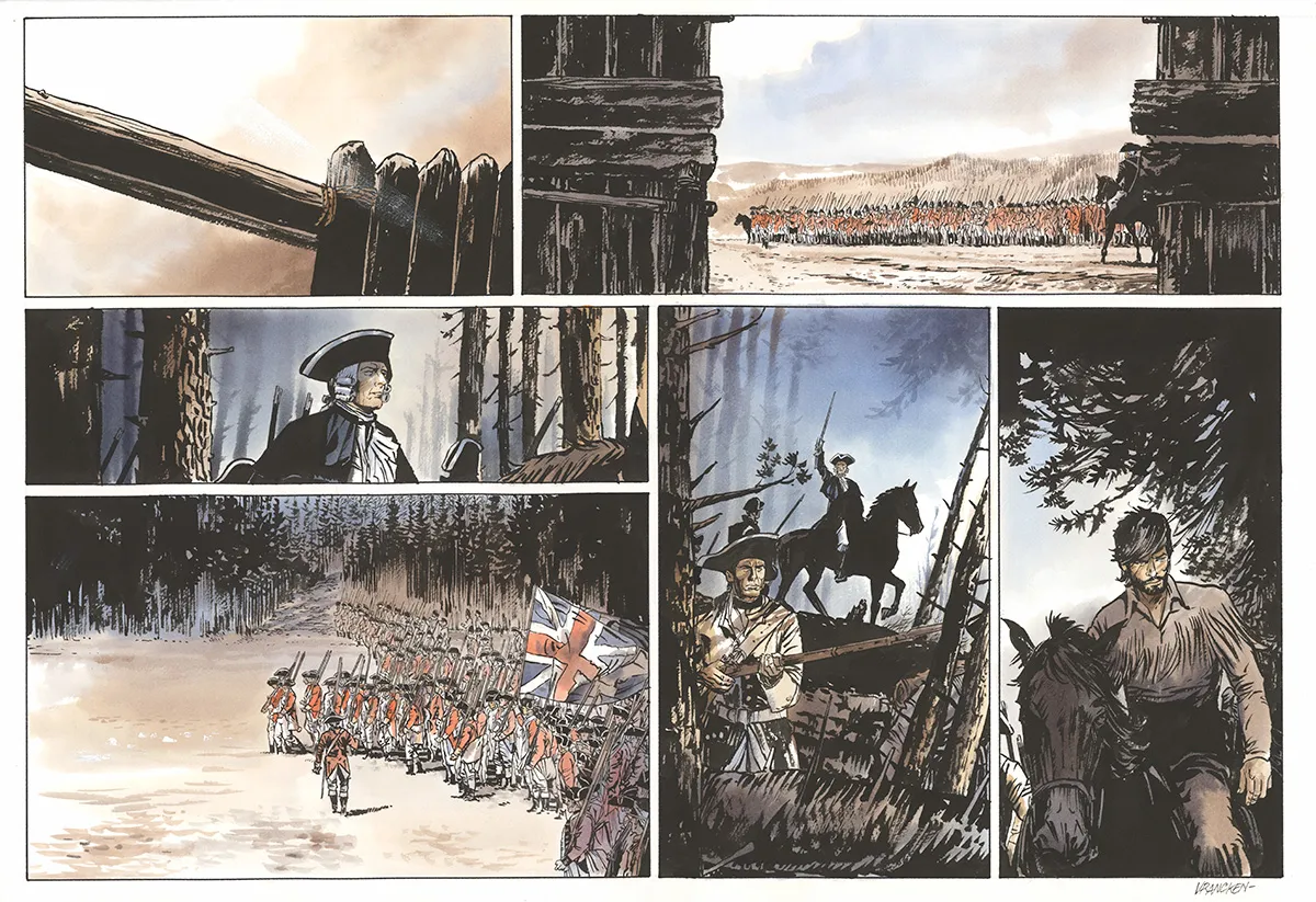 Planche couleur, Nouvelle France, Bernard Vrancken