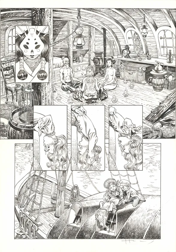 Planche noir et blanc, Shi, Revenge ! (T.3), Josep Homs
