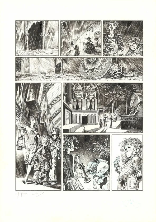 Black and white original page, Shi, Revenge ! (T.3), Josep Homs