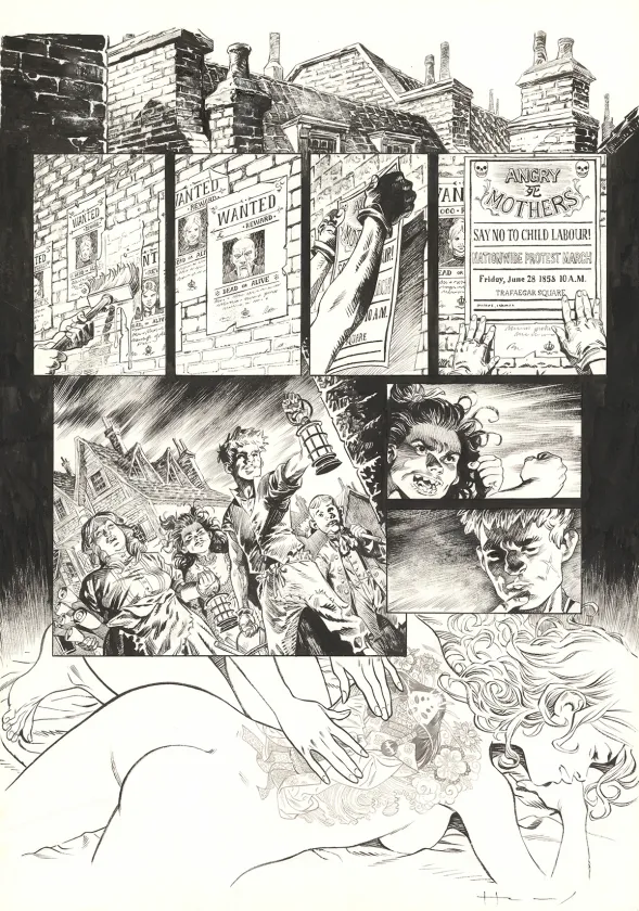Planche noir et blanc, Shi, Black Friday (T.5), Josep Homs
