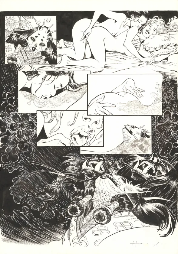 Planche noir et blanc, Shi, Black Friday (T.5), Josep Homs
