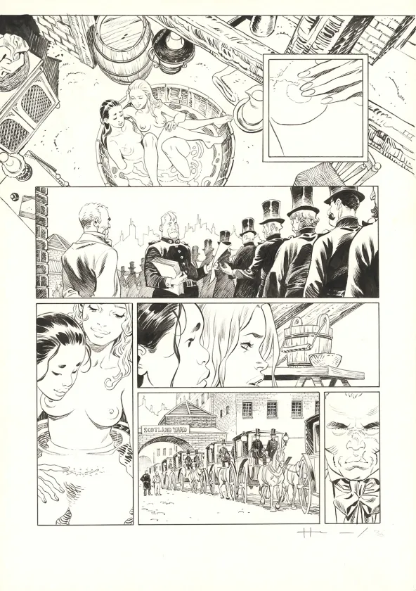 Planche noir et blanc, Shi, La Grande Puanteur (T.6), Josep Homs