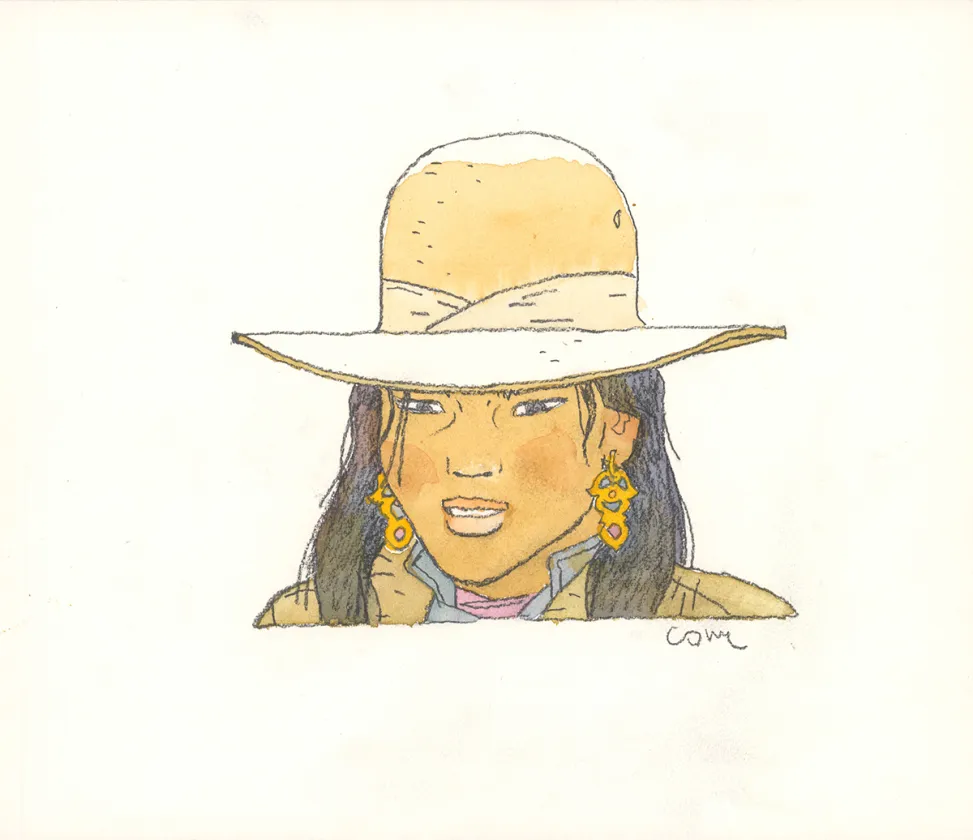 Colored illustration, Jonathan,  Cosey