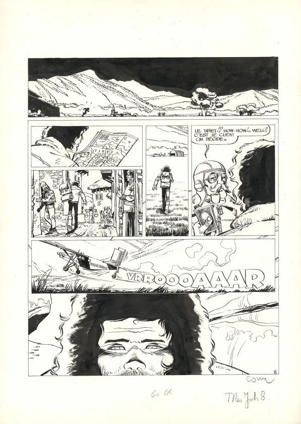 Planche noir et blanc, Jonathan, Souviens- toi Jonathan... (T.1),  Cosey
