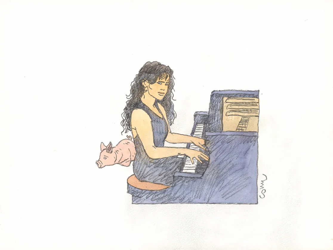 Colored illustration, À la recherche de Peter Pan,  Cosey