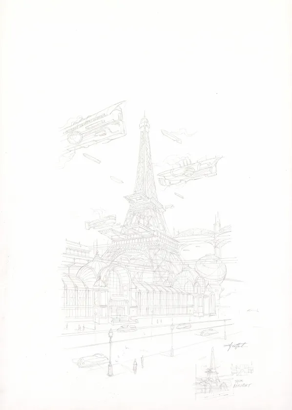 Sketch, Steampunk, Didier Graffet
