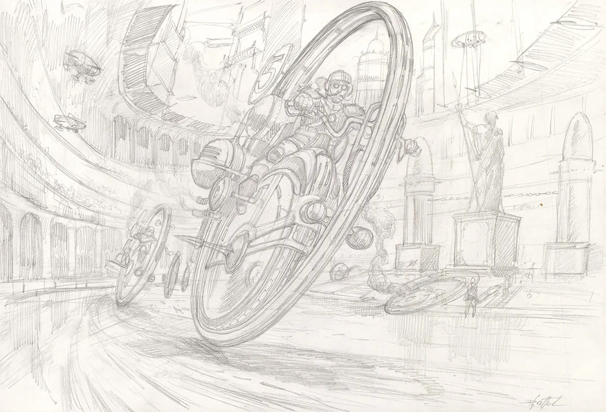 Crayonné, Steampunk, Didier Graffet
