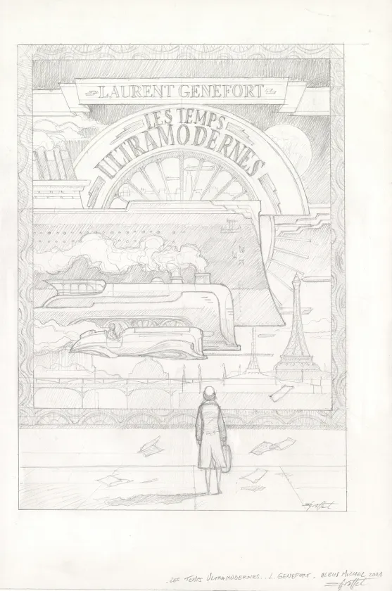 Projet de couverture, Les Temps ultramodernes, Didier Graffet
