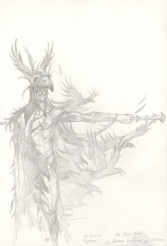 Crayonné, Les Élus du Changelin, Le Dieu noir (T.2), Didier Graffet