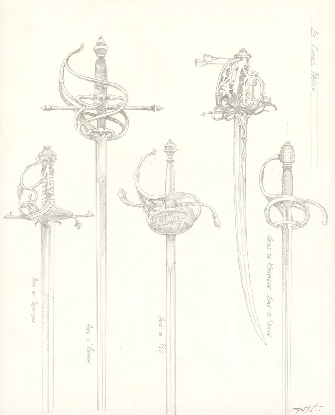 Crayonné, Les Romances de Khaavren, Les Gardes Phénix (T.1), Didier Graffet