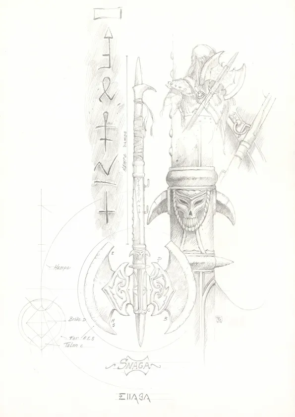Sketch, Légende, Collector 40 ans, Didier Graffet