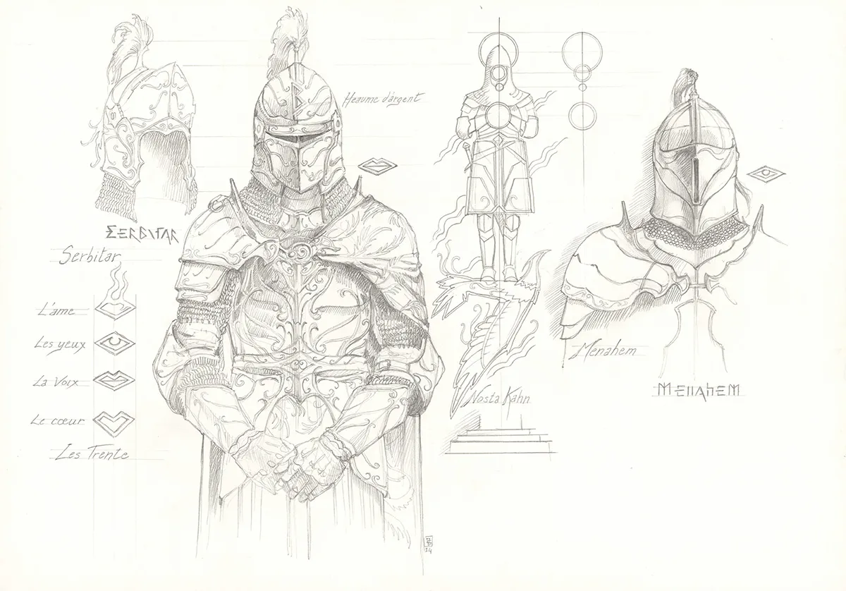 Sketch, Légende, Collector 40 ans, Didier Graffet