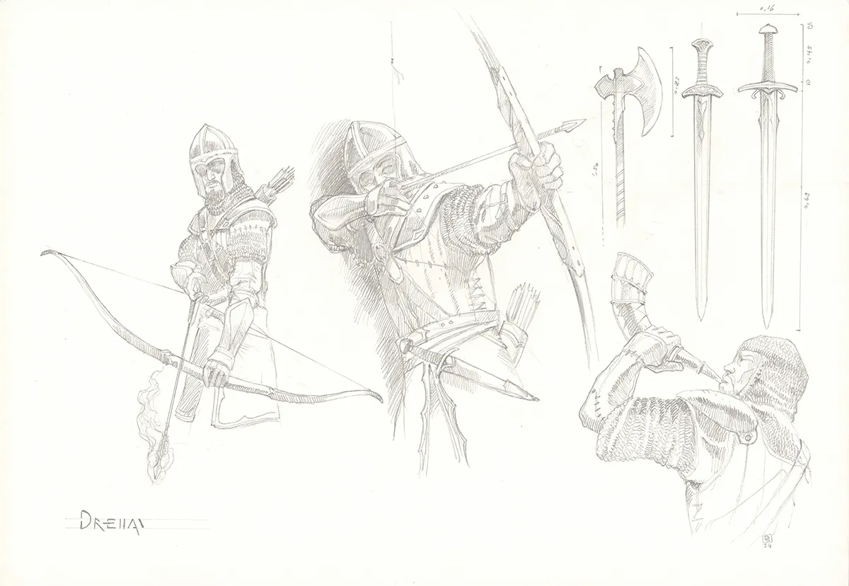Sketch, Légende, Collector 40 ans, Didier Graffet