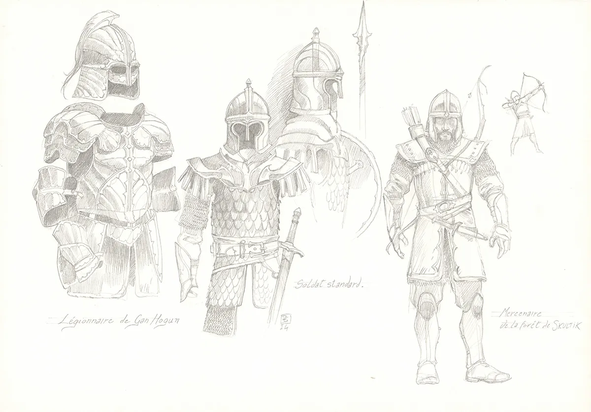 Sketch, Légende, Collector 40 ans, Didier Graffet