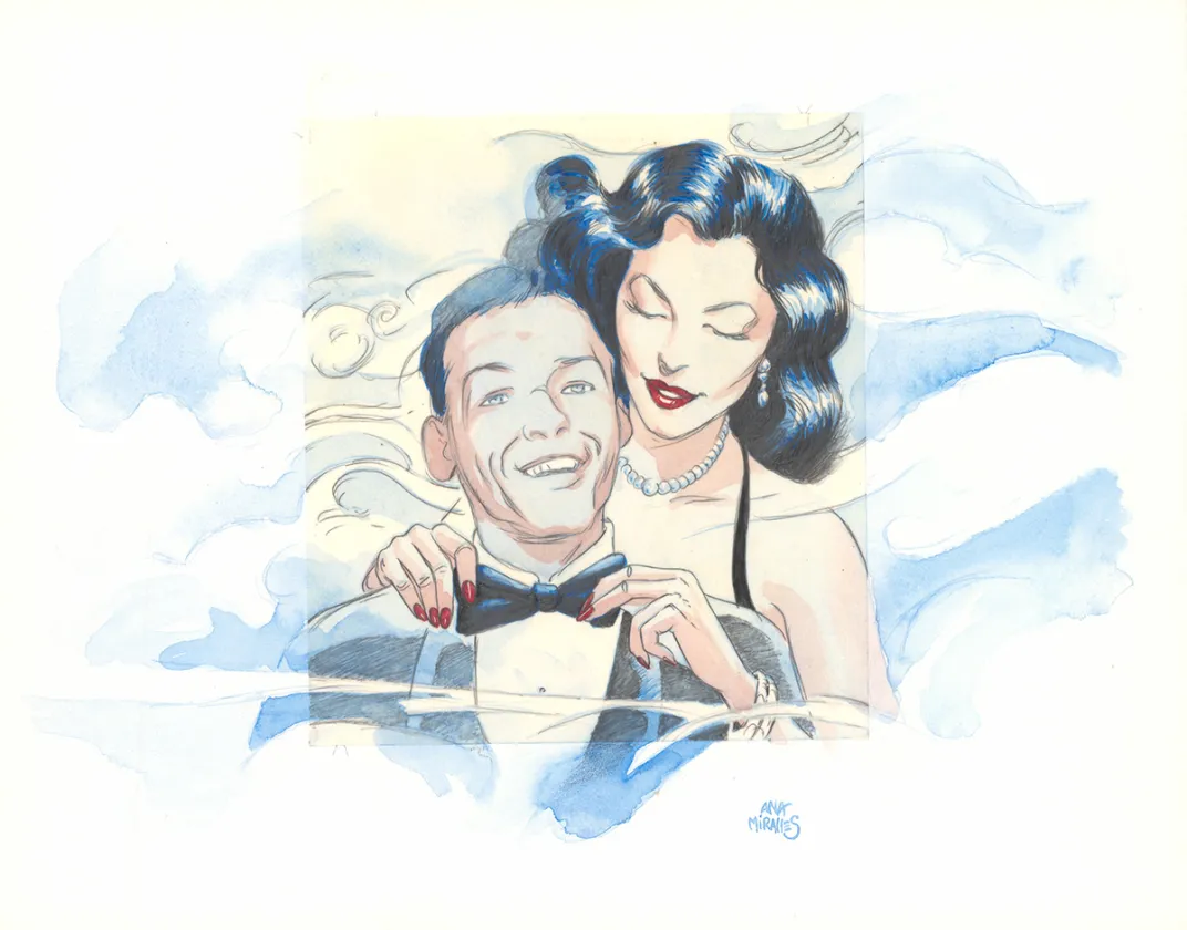 Illustration couleur, Ava, quarante-huit heures dans la vie d'Ava Gardner, Ana Miralles