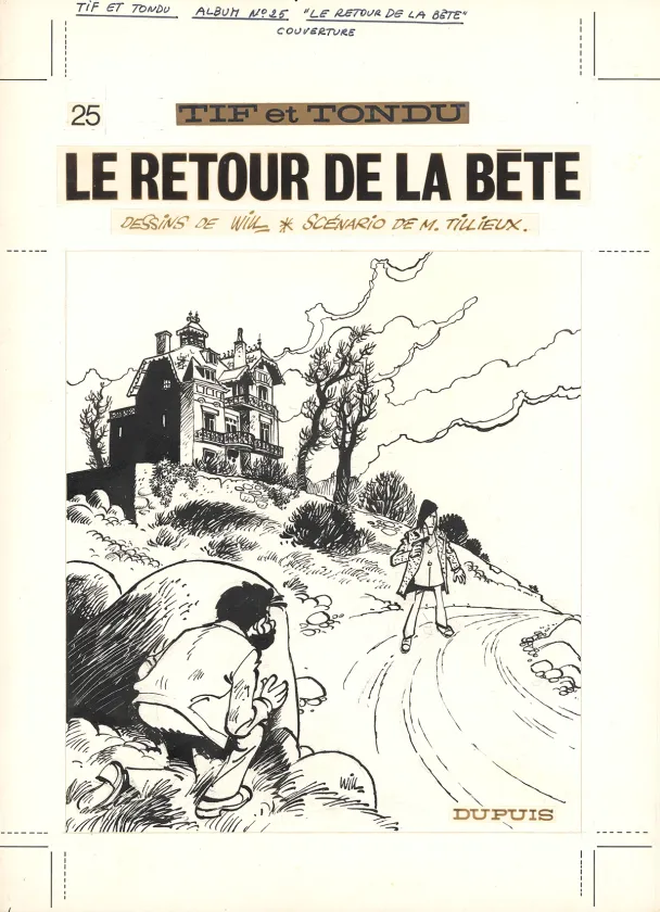 Couverture, Tif et Tondu, Le Retour de la Bête (T.25),  Will