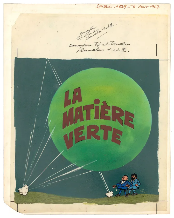 Couverture, Tif et Tondu, La Matière verte (T.14),  Will