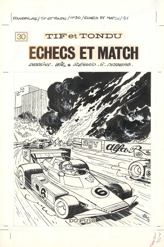 Couverture, Tif et Tondu, Échecs et match (T.30),  Will