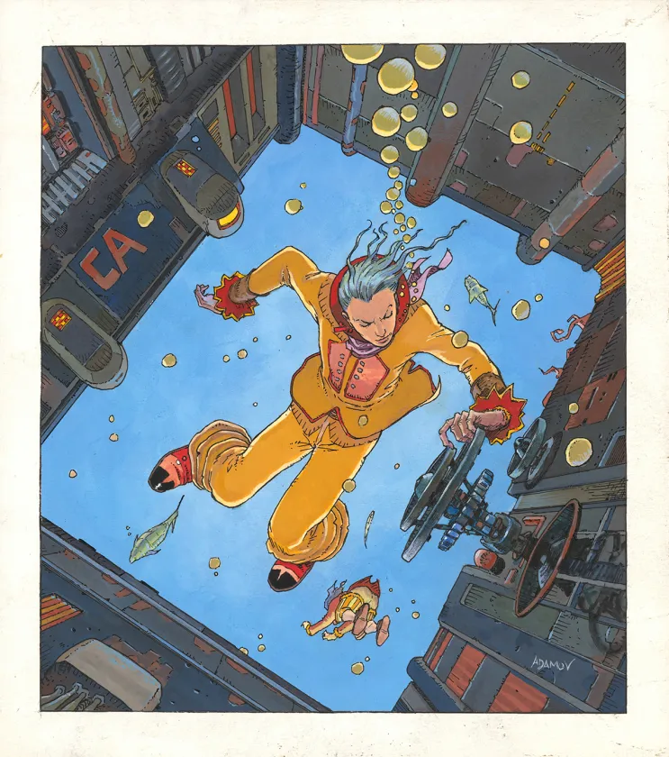 Couverture, Les Eaux de Mortelune, Intégrale II, Philippe Adamov