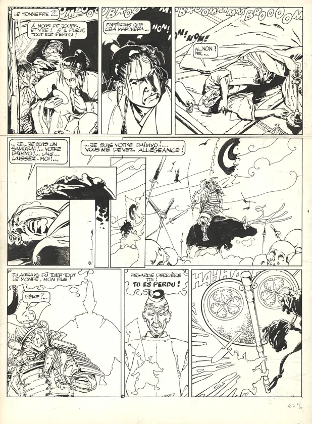 Planche noir et blanc, Kogaratsu, Marc Michetz