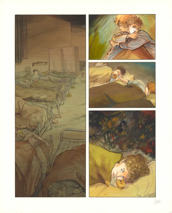 Planche couleur, Pain d'alouette, Première époque (T.1), Christian Lax