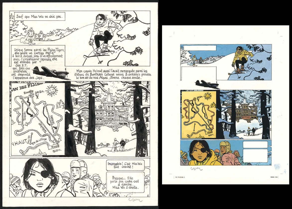 Planche noir et blanc, Yiyun,  Cosey