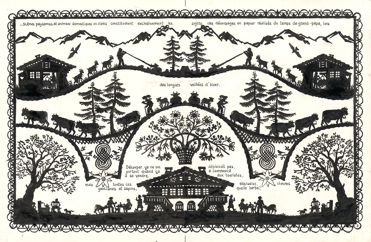Planche noir et blanc, Yiyun,  Cosey