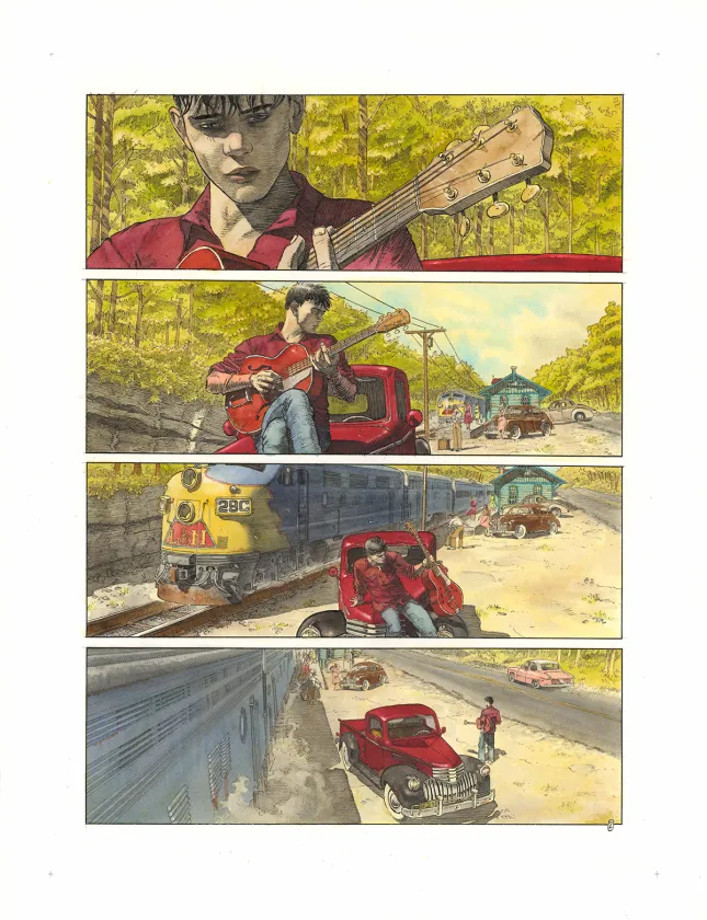 Planche couleur, Rockabilly, Christophe Dubois