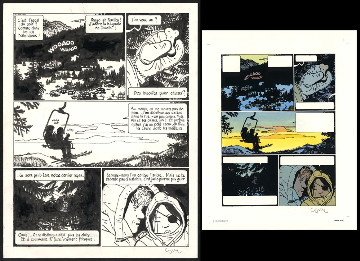 Planche noir et blanc, Yiyun,  Cosey