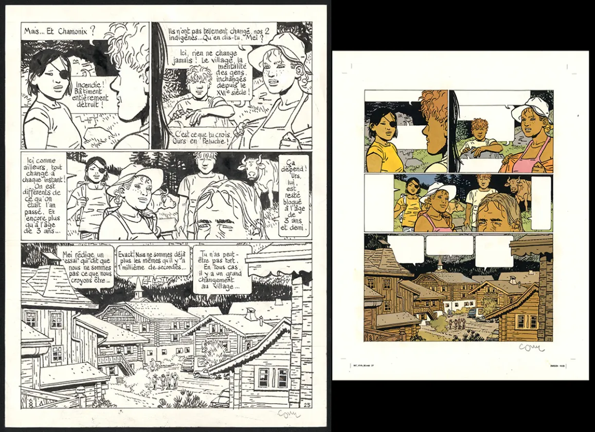Planche noir et blanc, Yiyun,  Cosey
