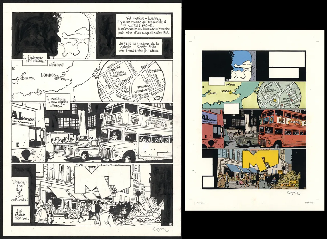 Planche noir et blanc, Yiyun,  Cosey