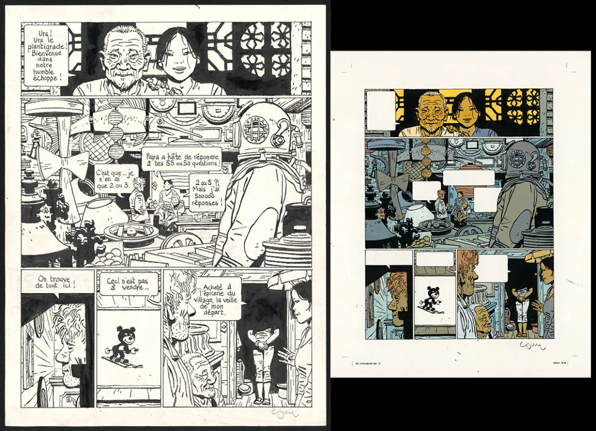 Planche noir et blanc, Yiyun,  Cosey