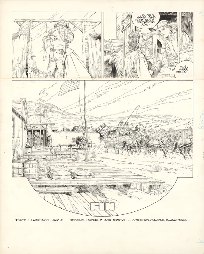 Mise en couleurs, Jonathan Cartland, Silver Canyon (T.7), Michel Blanc-Dumont