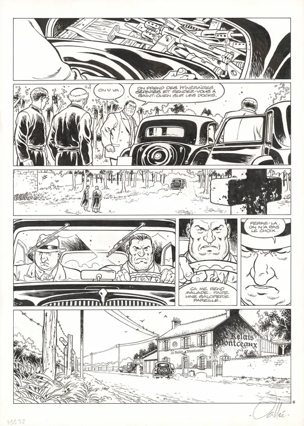 Planche noir et blanc, Il Était une fois en France, Aux armes, citoyens ! (T.4), Sylvain Vallée