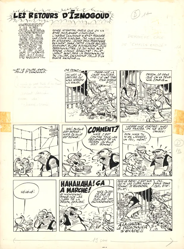Couverture, Iznogoud, Les Retours d'Iznogoud, Jean Tabary