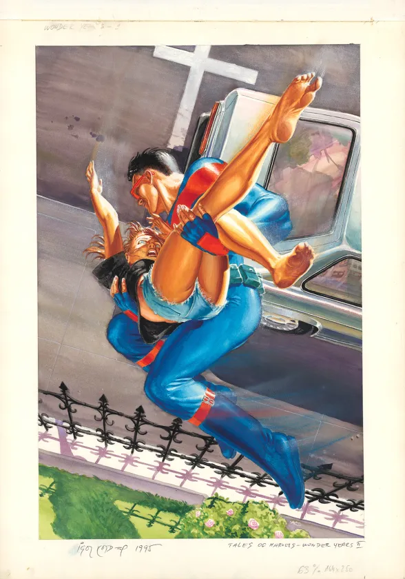 Colored illustration, Wonder Woman, Wonder Years 2, Igor Kordey