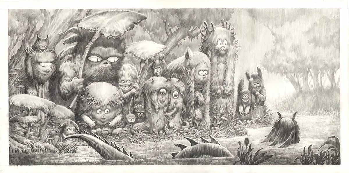 Illustration noir et blanc, Stan Manoukian