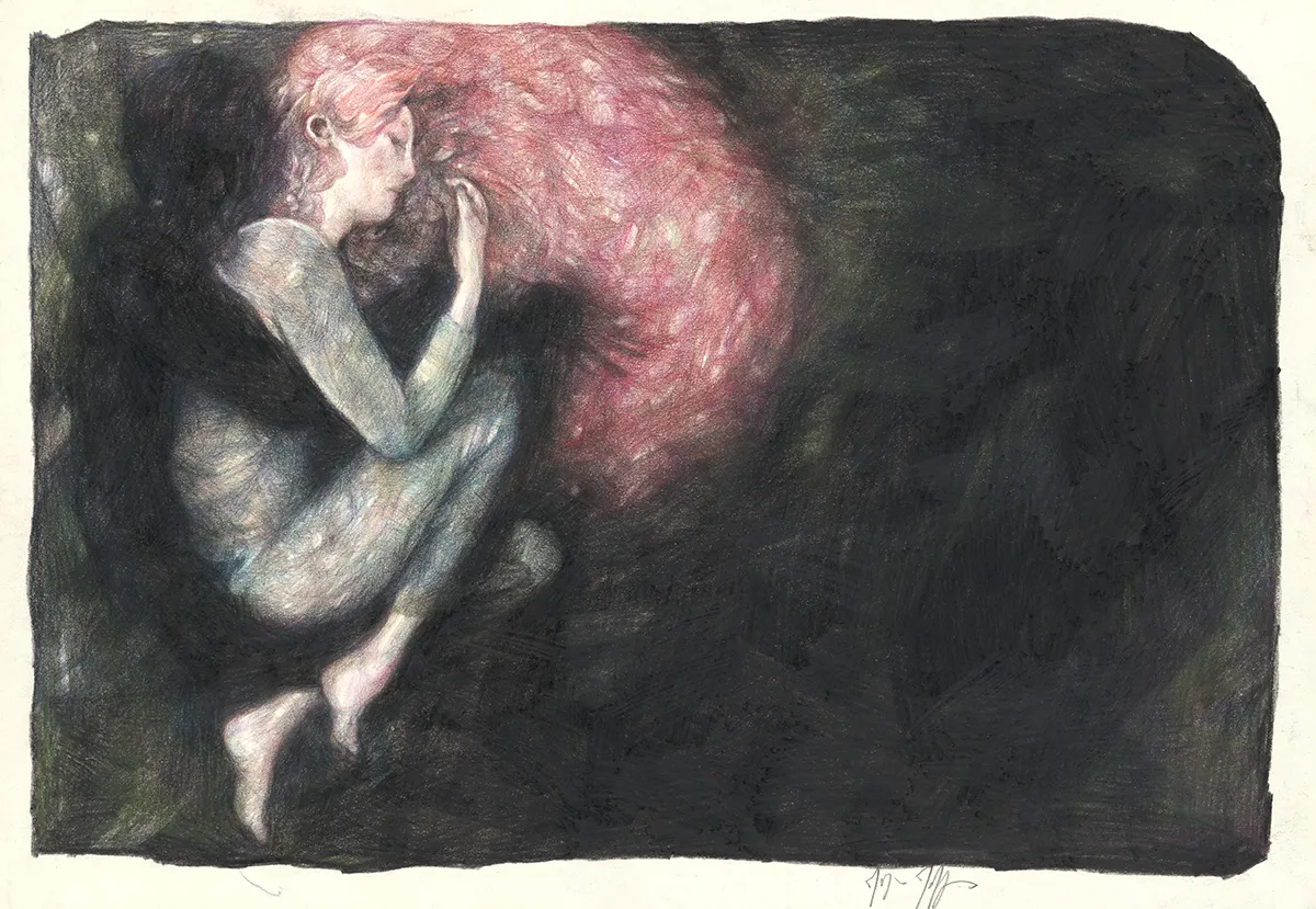 Colored illustration, Les Sorcières de Venise, L'Élue (T.2), Marco Mazzoni
