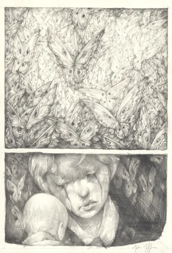 Planche noir et blanc, Marco Mazzoni