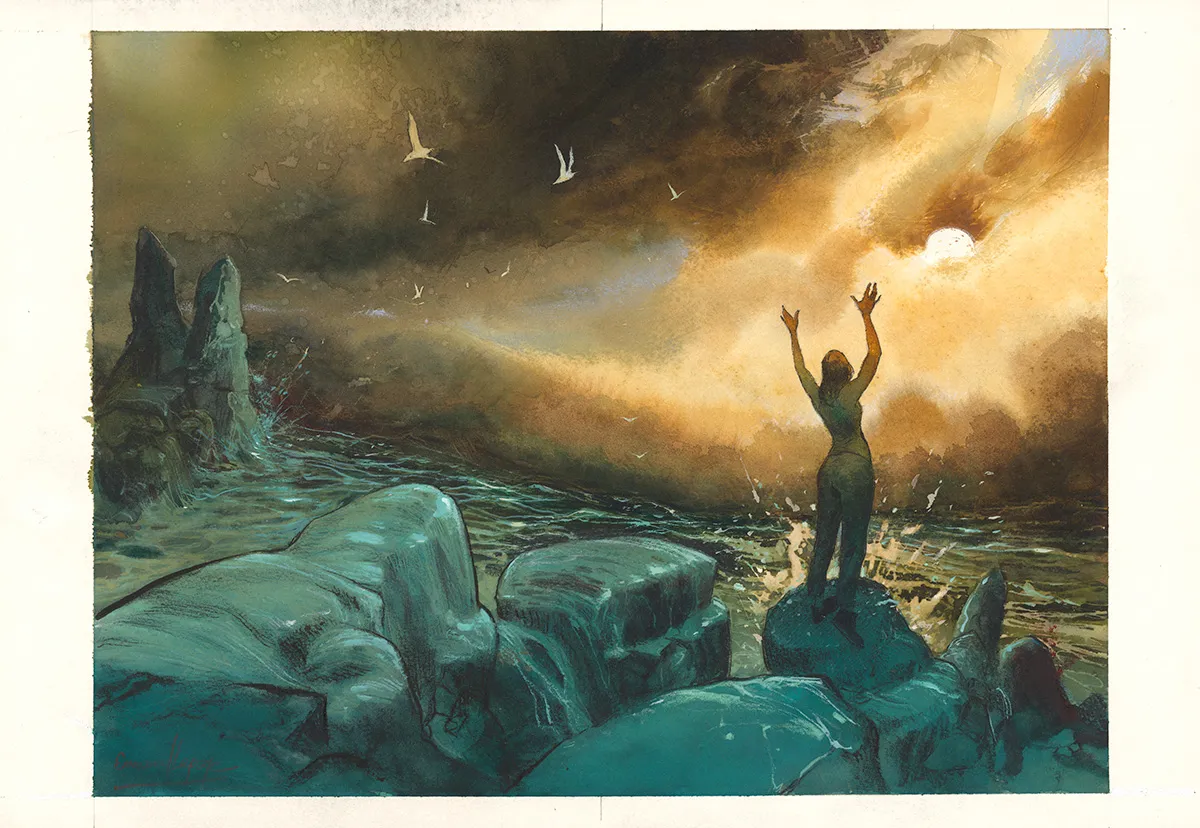 Colored illustration, Emmanuel Lepage
