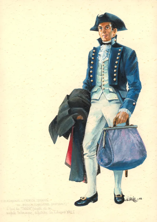 Colored illustration, Howard Flynn, William Vance