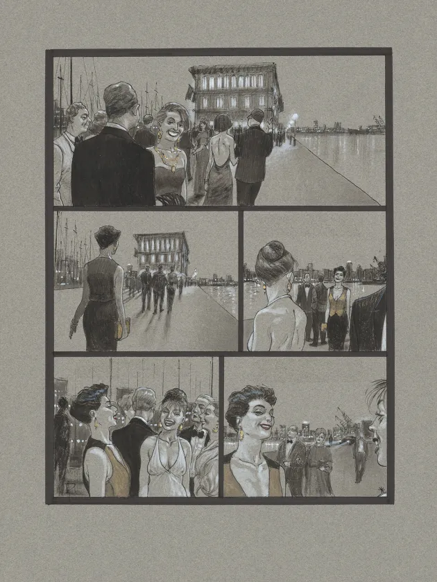Colored original page, Après l’amour - Venin de femmes, Miguelanxo Prado
