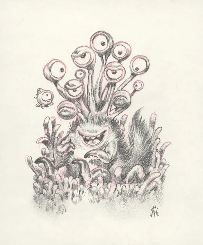 Illustration noir et blanc, Stan Manoukian