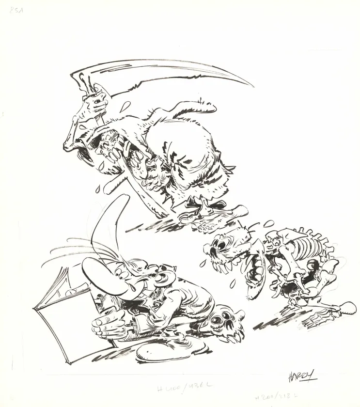 Cover project, Pierre Tombal , Mort de rire (T.20), Marc Hardy